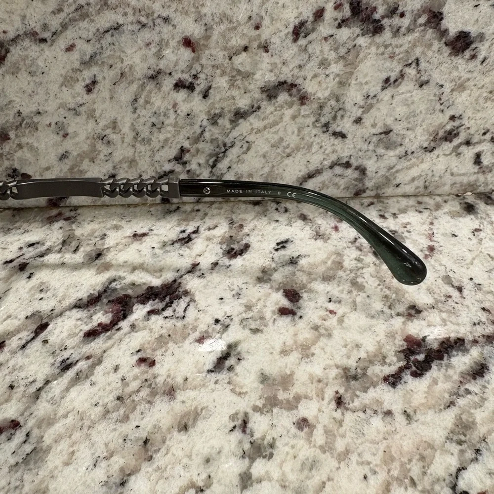 Chanel Green Fur Women’s Eyeglass Frames that need fixing, selling as is #3342